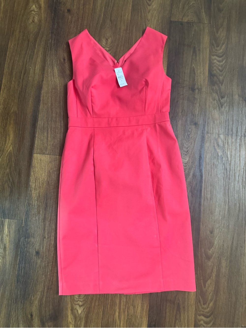 Ann Taylor  V-Neck Sheath Midi Dress